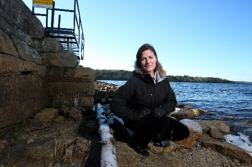 Shannon Sterling, Director of the Dalhousie Hyrdrology Group, Photo Credit: Nick Pearce